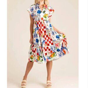 ALDEN ADAIR Pippa Dress in amalfi